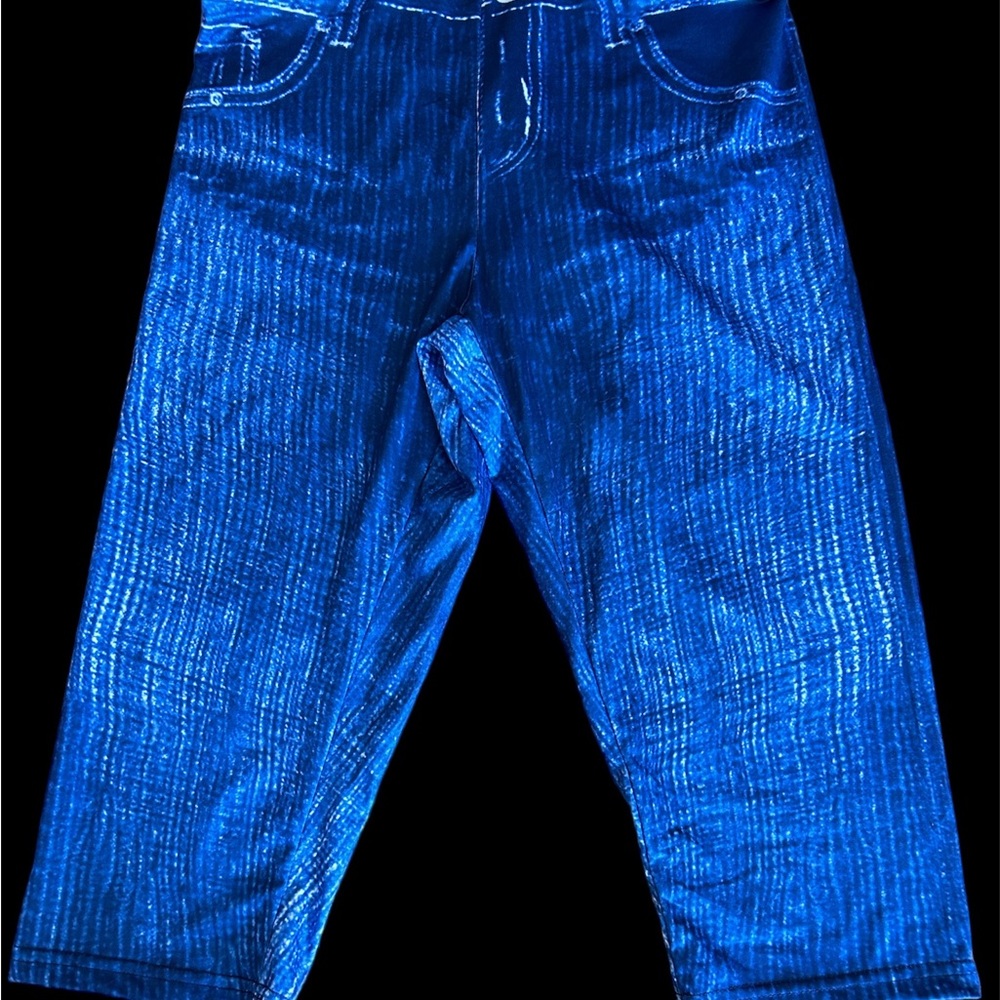 Jean look capris